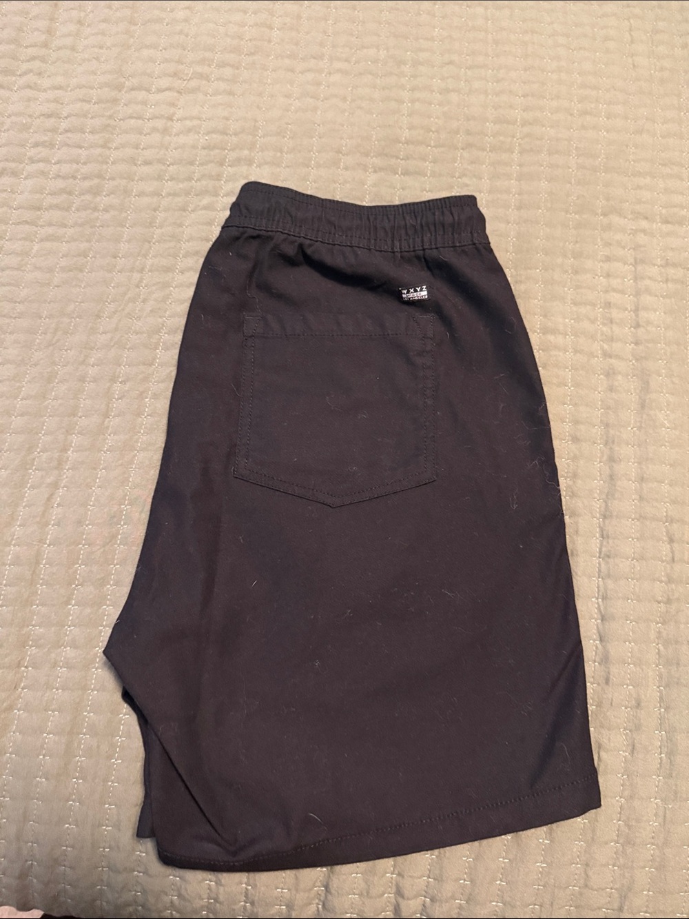 Black Kids Elastic-Waist Shorts